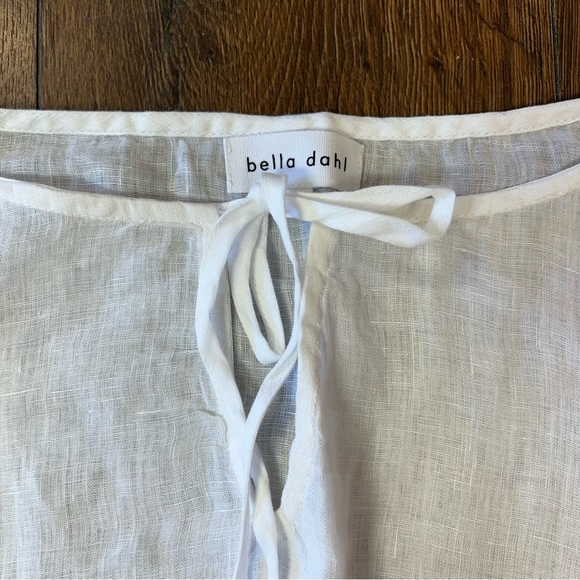 🆕 BELLA DAHL Tie Up Pullover Top SZ MED - Picture 5 of 7
